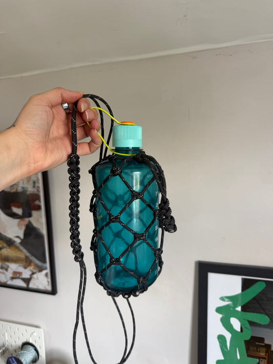 Paracord Nalgene Bottle Sling Reflective Black