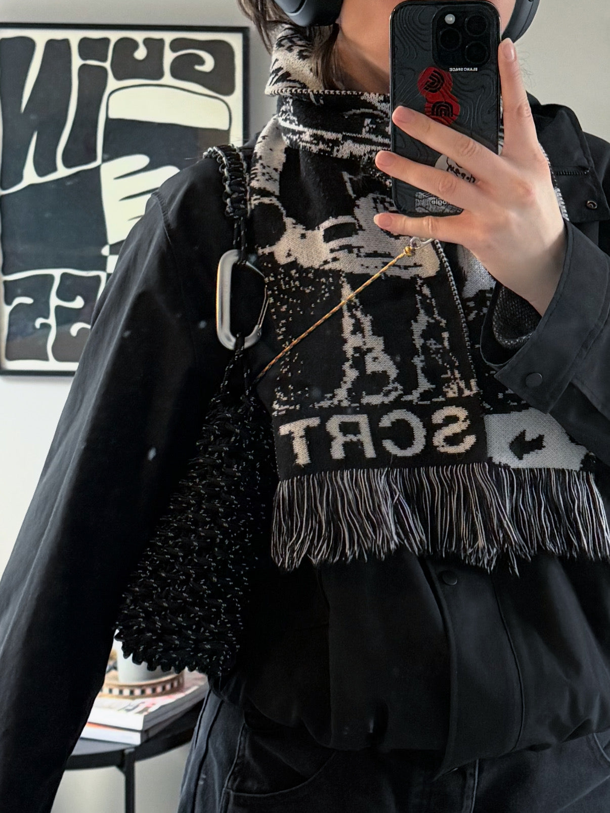 Reflective Paracord Bucket Shoulder Bag
