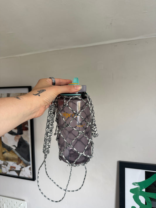 Monochrome Camo Paracord Nalgene Bottle Sling