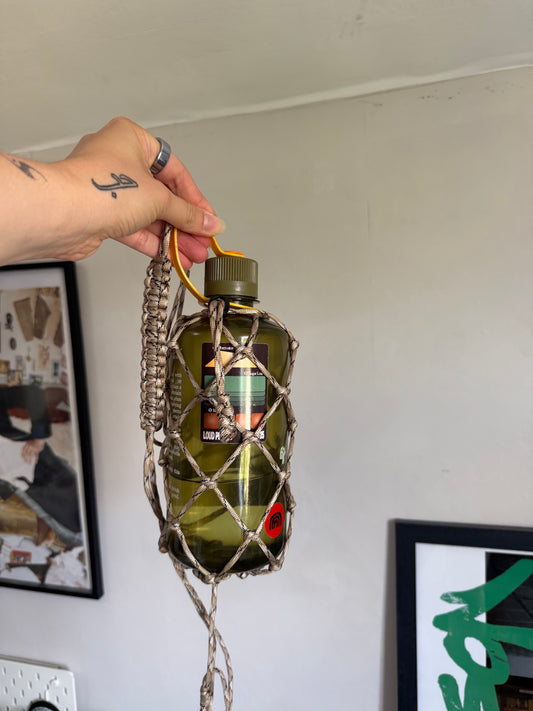 Desert Camo Paracord Nalgene Bottle Sling