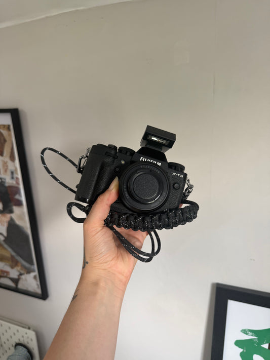 Reflective Black Phone/Camera Strap